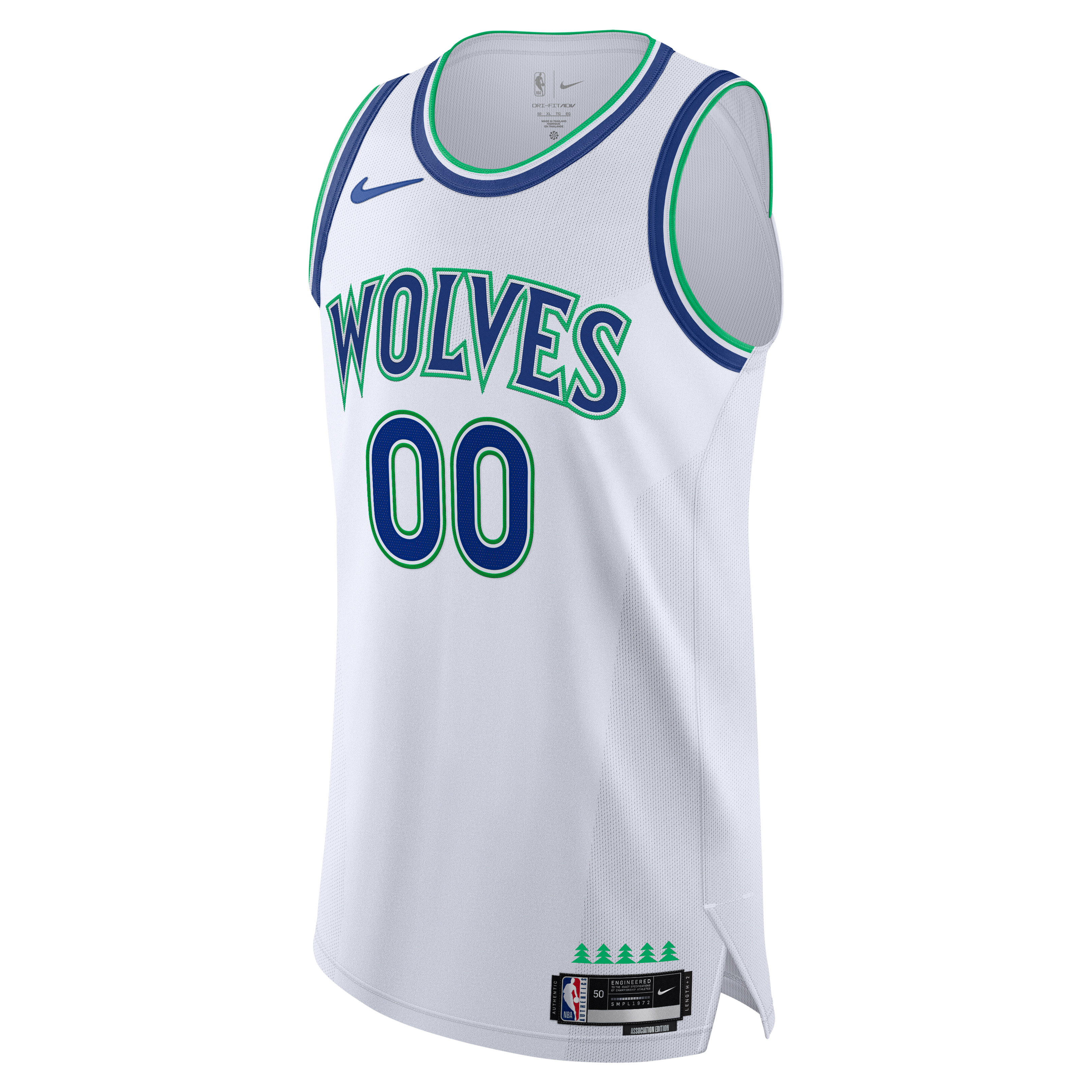 Nike Minnesota Timberwolves Association Edition Authentic Custom Jersey