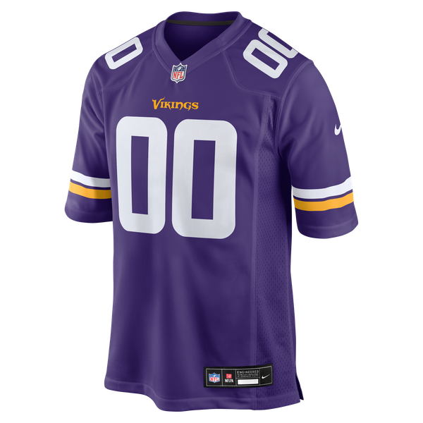 Nike Minnesota Vikings Purple Custom Game Jersey