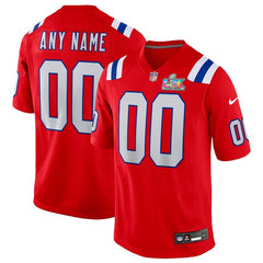 Nike New England Patriots Super Bowl LX Custom Game Jersey