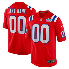 Nike New England Patriots Super Bowl LX Custom Game Jersey