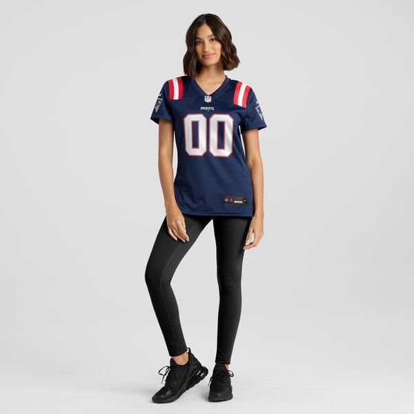 Nike New England Patriots Women's Custom Game Jersey Navy