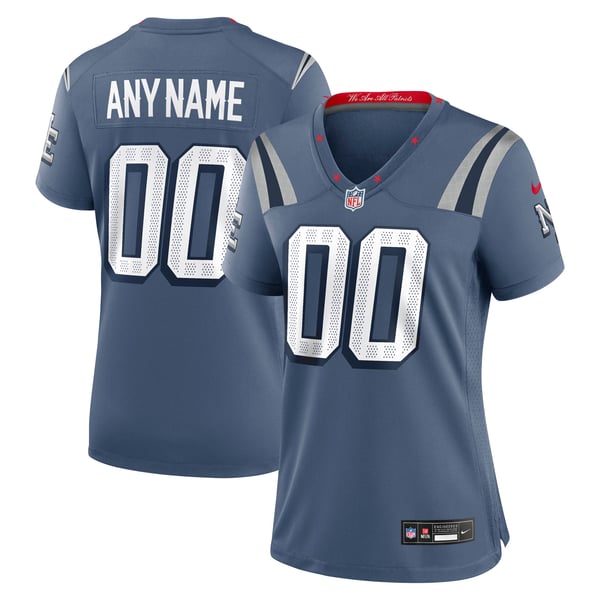 Nike New England Patriots Women's Rivalries Custom Game Jersey Blue
