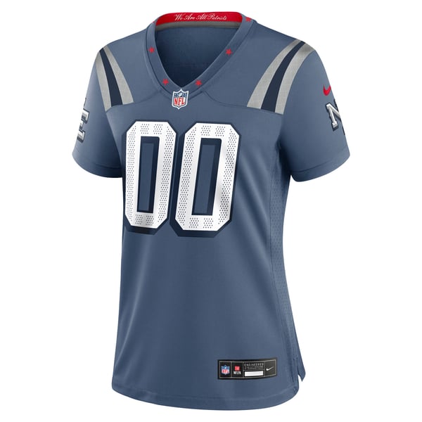 Nike New England Patriots Women's Rivalries Custom Game Jersey Blue