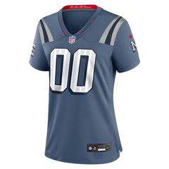 Nike New England Patriots Women's Rivalries Custom Game Jersey Blue