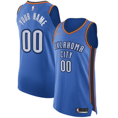 Nike Oklahoma City Thunder Icon Edition Authentic Custom Jersey