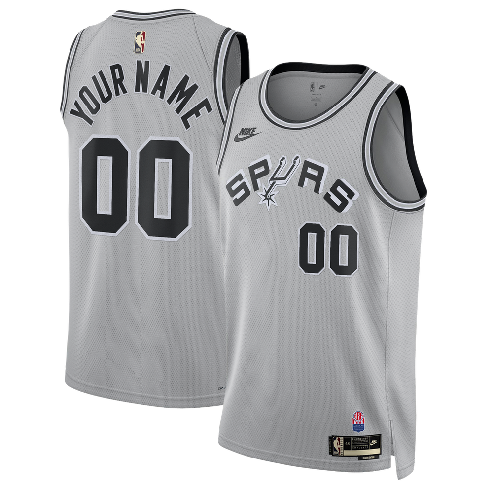 Nike San Antonio Spurs Classic Edition Custom Swingman Jersey