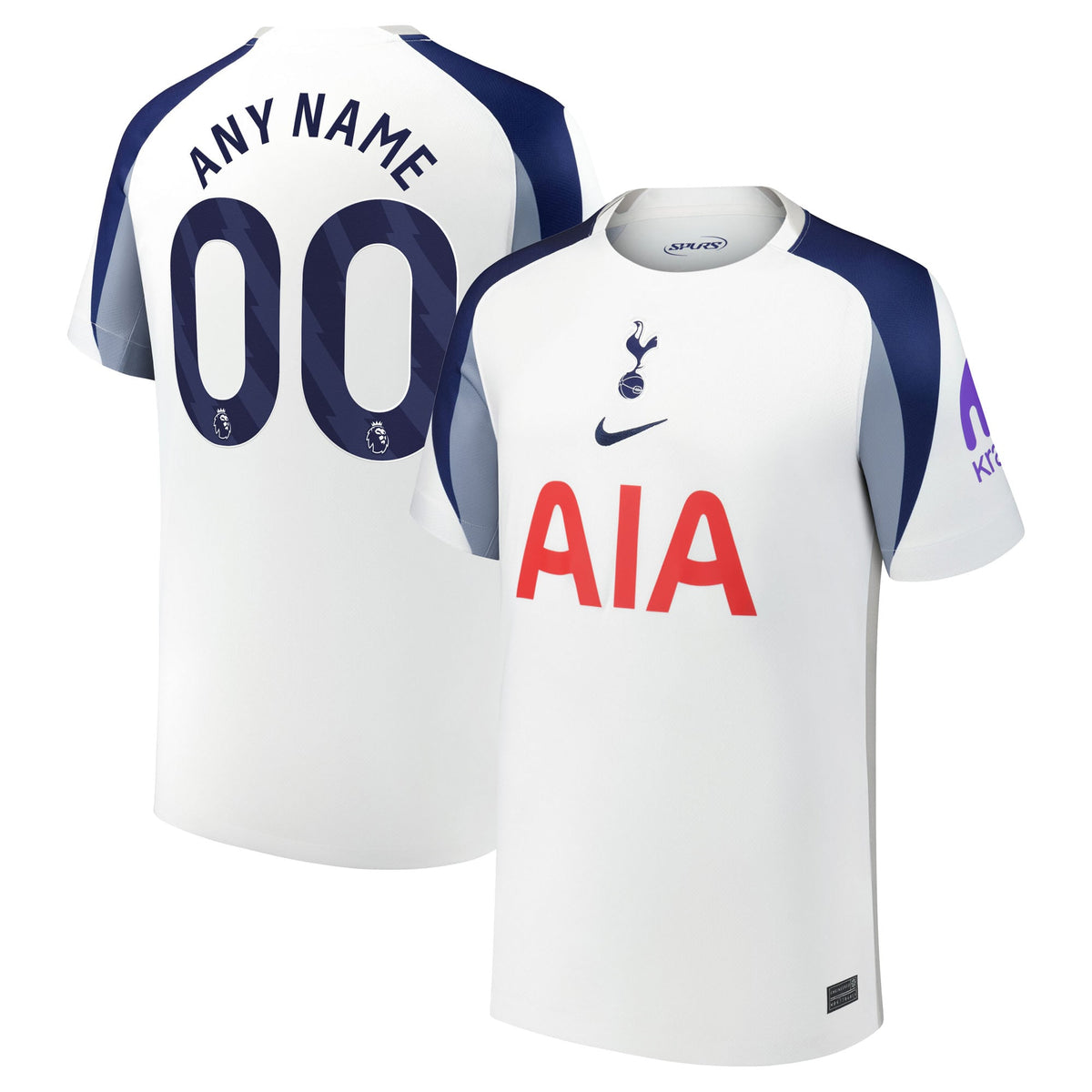 Nike Tottenham Hotspur 2025/26 Home Replica Custom Youth Jersey
