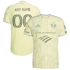 Portland Timbers Yellow Civic Stadium Kit Custom Jersey