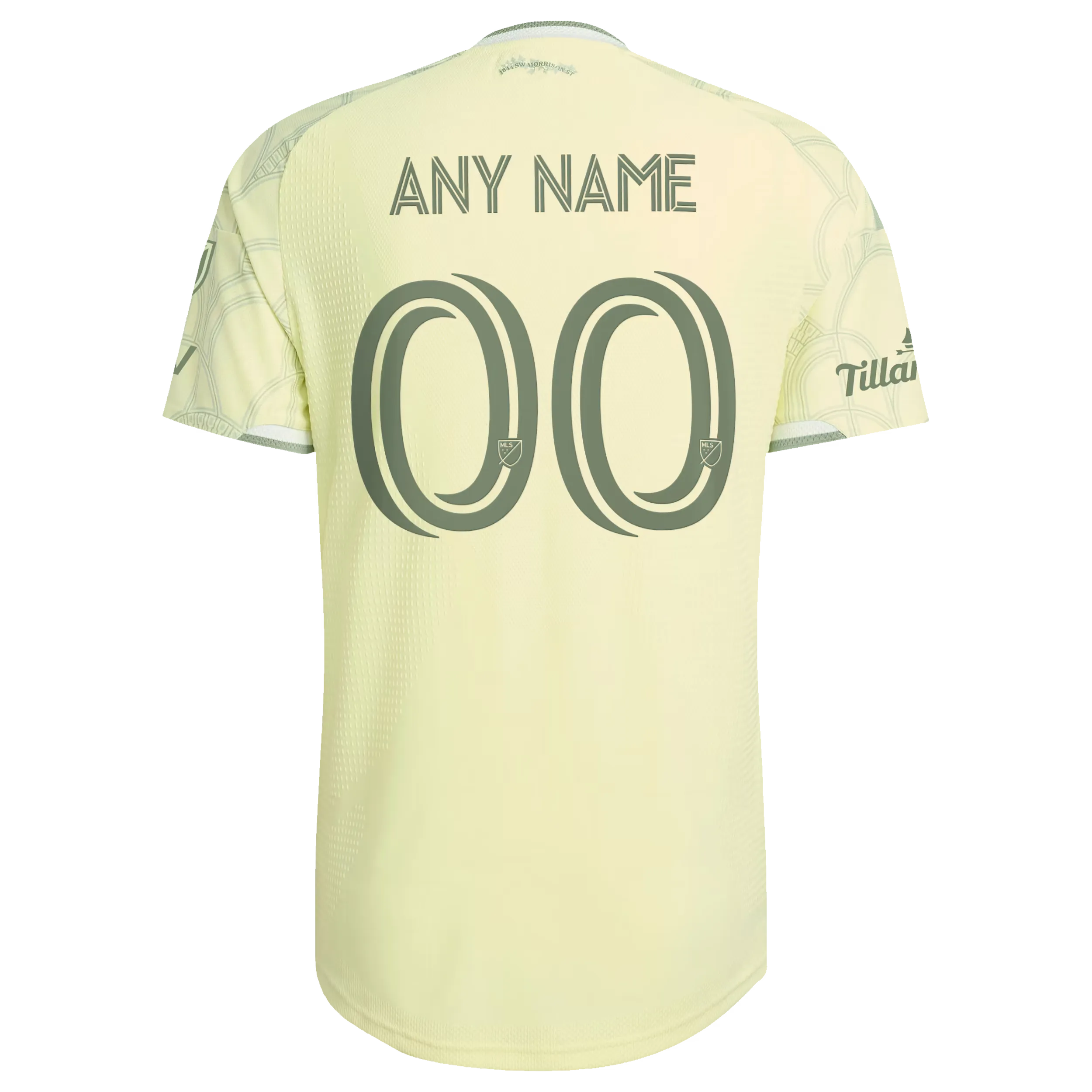 Portland Timbers Yellow Civic Stadium Kit Custom Jersey