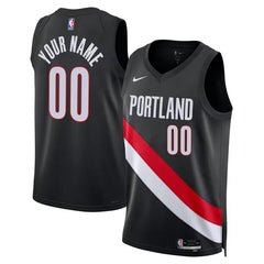 Portland Trail Blazers Black Swingman Jersey
