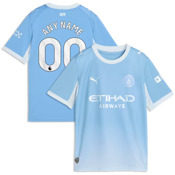 Puma Manchester City Youth 2026/27 Home Replica Custom Jersey