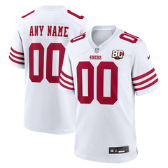 Nike San Francisco 49ers 80th Anniversary Custom Game Jersey