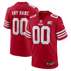 Nike San Francisco 49ers 80th Anniversary Custom Game Jersey