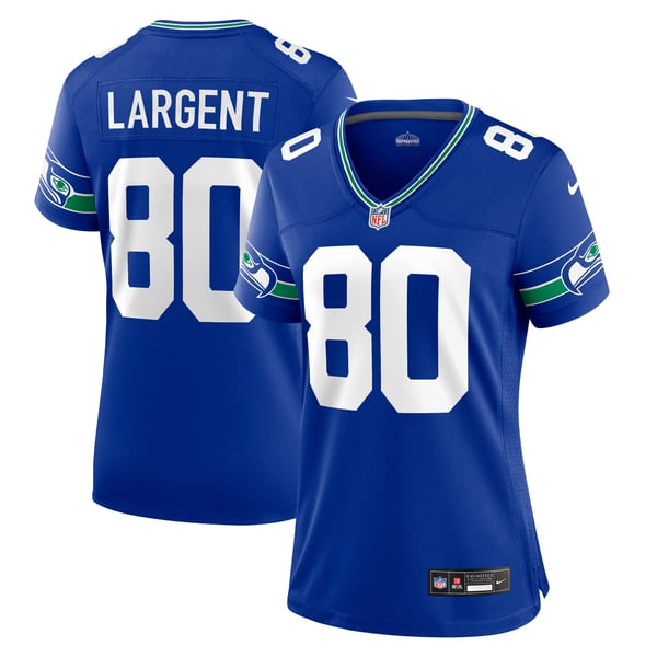 Nike Steve Largent Seattle Seahawks Women's Throwback Game Jersey