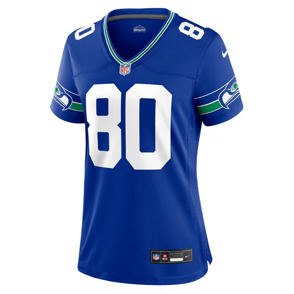 Nike Steve Largent Seattle Seahawks Women's Throwback Game Jersey