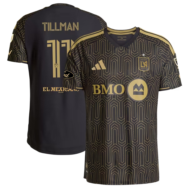 adidas Timothy Tillman LAFC 2026 Primary Authentic Patch Jersey
