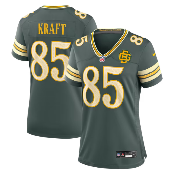 Nike Green Bay Packers Tucker Kraft Women's Game Jersey