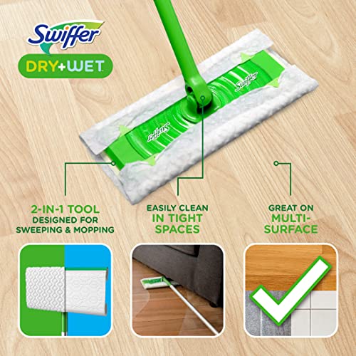 Swiffer Sweeper Wet Mopping Cloth Multi Surface Refills, Febreze Lavender Scent, 36 count