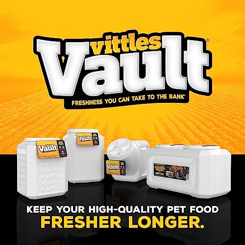 Gamma2 Vittles Vault Dog Food Storage Container, Up To 25 Pounds Dry Pet Food Storage,Grey