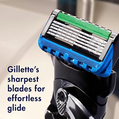 Gillette Fusion ProGlide Razors, Men 1 Gillette Razor, 4 Razor Blade Refills, Shields Against Skin Irritation
